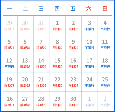 石家庄限号2022最新限号9月